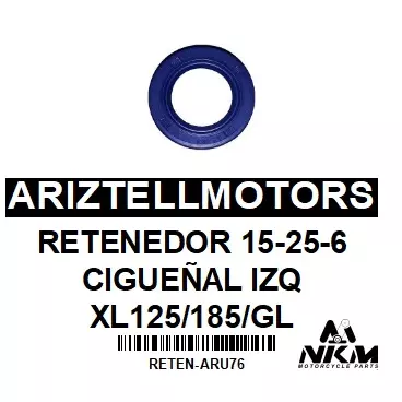 RETENEDOR 15-25-6 CIGUEÑAL IZQ XL125