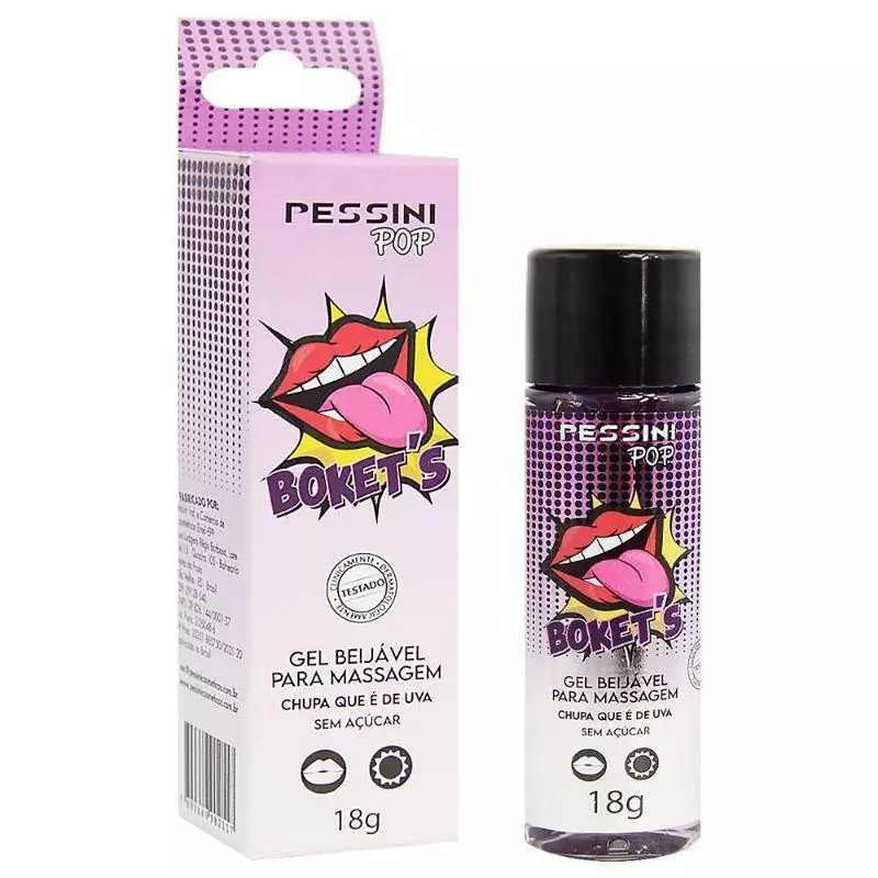 BOKET'S POP GEL BEIJÁVEL UVA 18mL