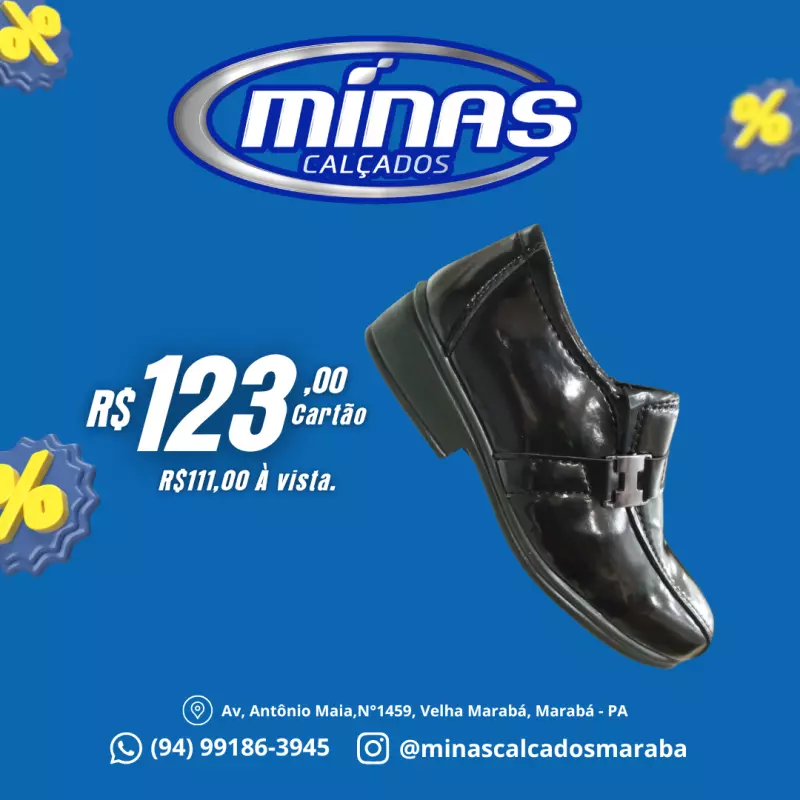 Sapato Preto RF:0625