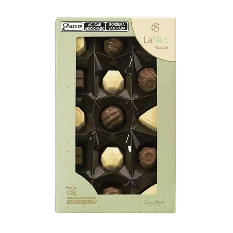 Caixa de Bombons Pistache 108g