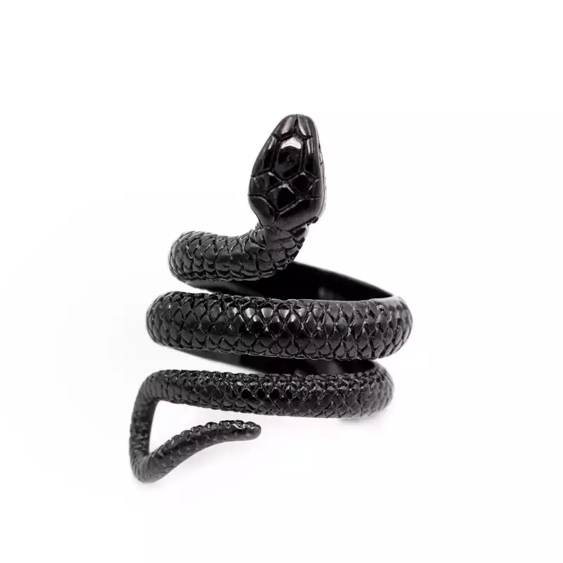 Black Snake Ring