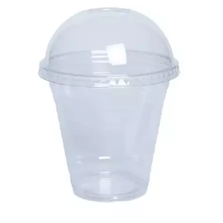 Vaso pet 12oz c/tapa domo