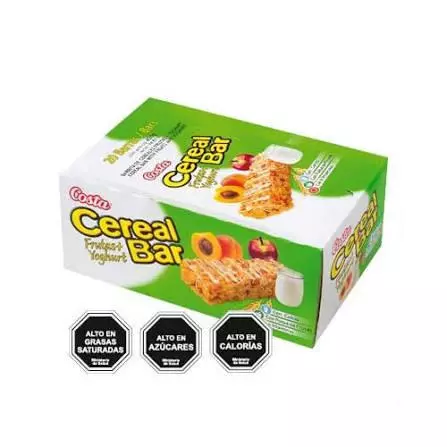 Cereal bar frutas + yoghurt 20unidad
