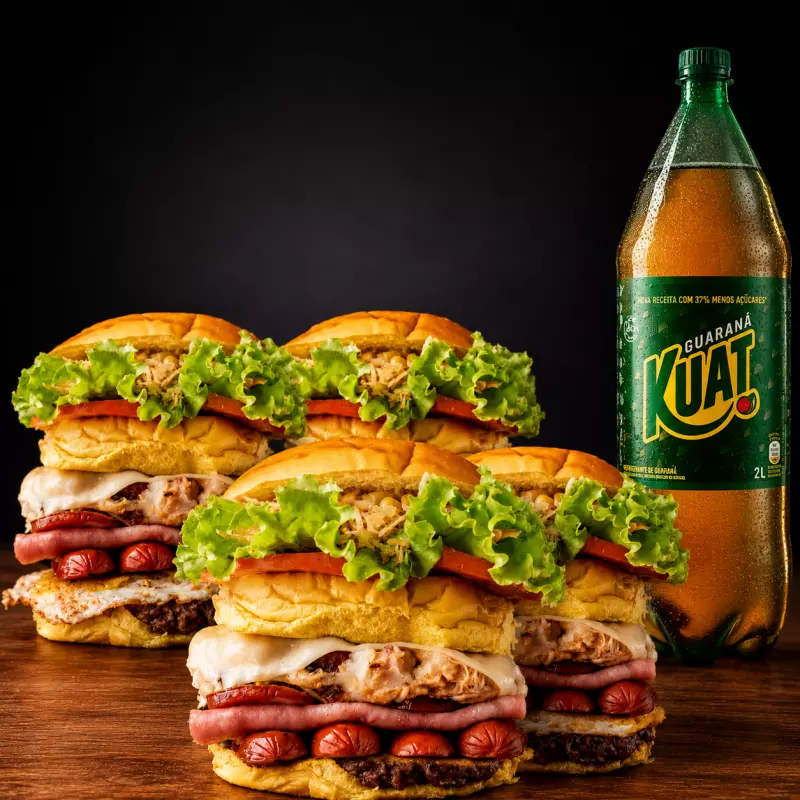 4 X - Tudo + Kuat 2 Litros