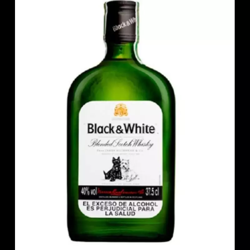 1/2 wisky black and white