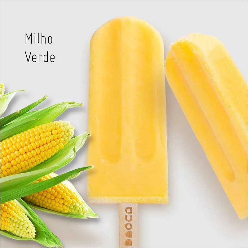 Picolé Caseiro Milho Verde