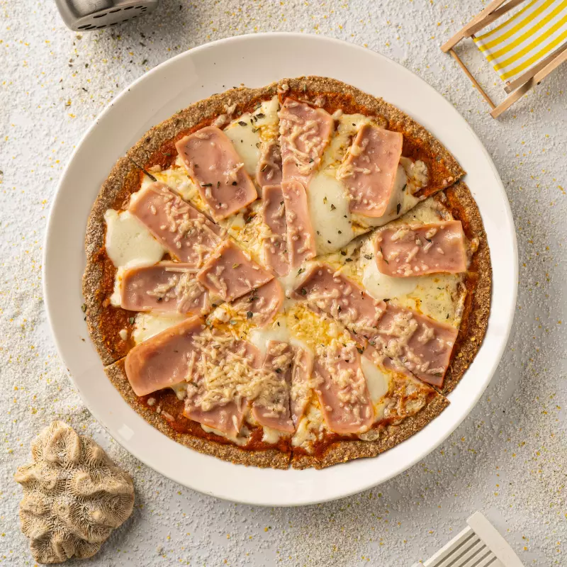 Pizza Jamón y Queso