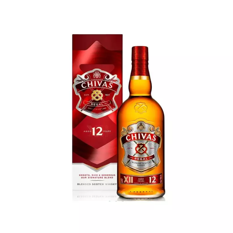 Whisky Chivas Regal 12 años 40° 1 Lt