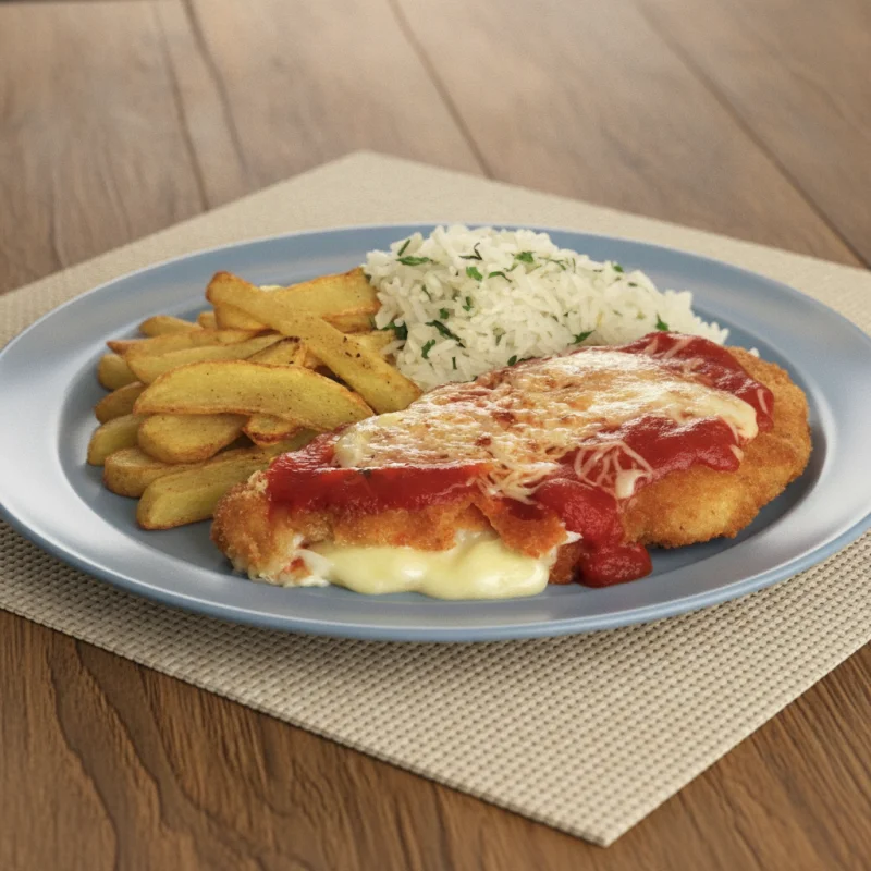 Peixe a Parmegiana