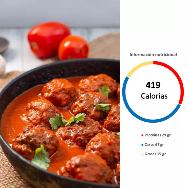 Jueves 21 Mayo - Albóndigas en salsa