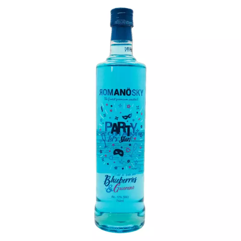 VODKA ROMANOSKY PARTY GUARANÁ 750ML