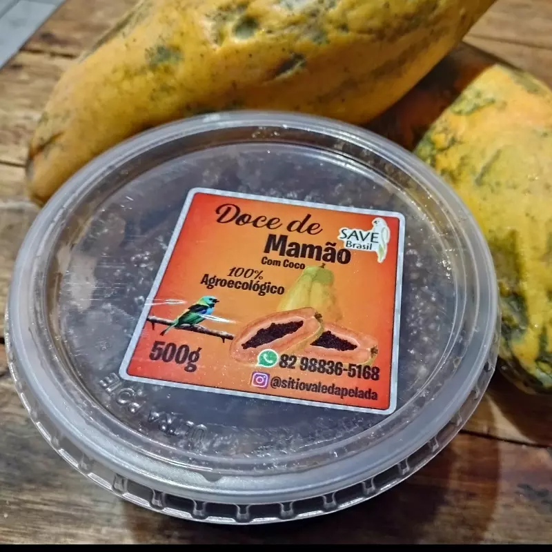 Doce de mamão com coco