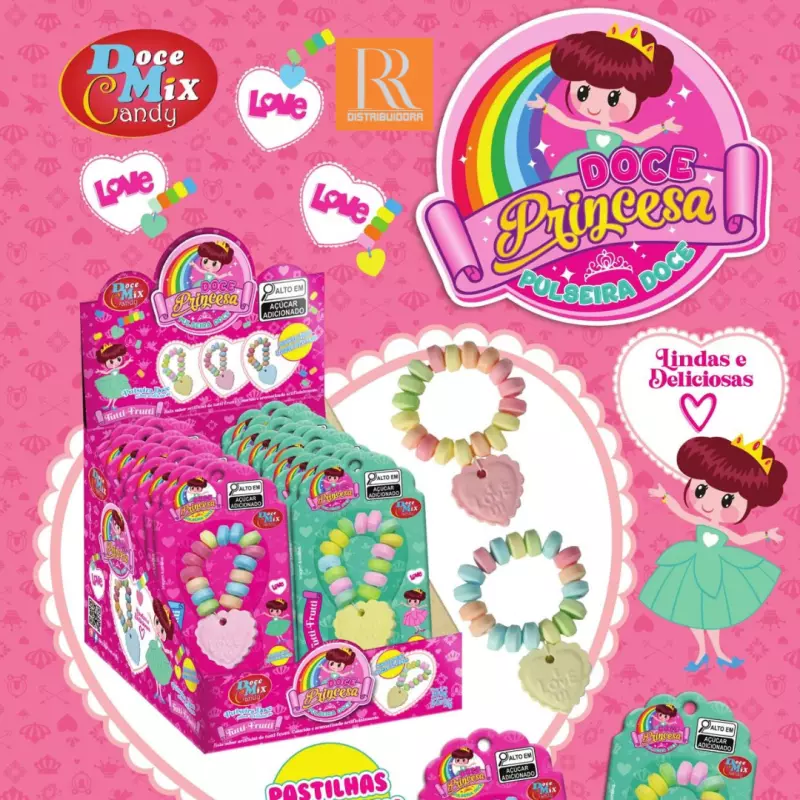 DOCE PRINCESA - PULSEIRA DOCE - 24UN