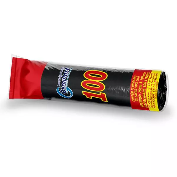 Saco pra lixo 100LT 10un