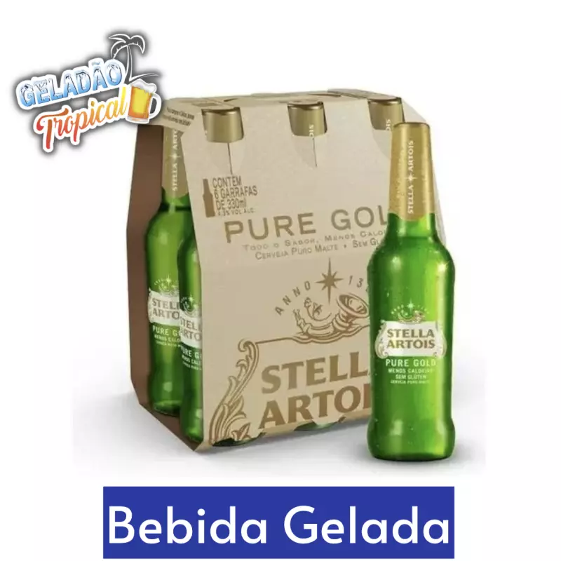 Pack c/6 Stella Pure Gold