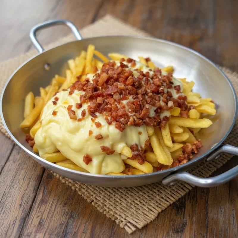 Fritas com Catupiry e Bacon