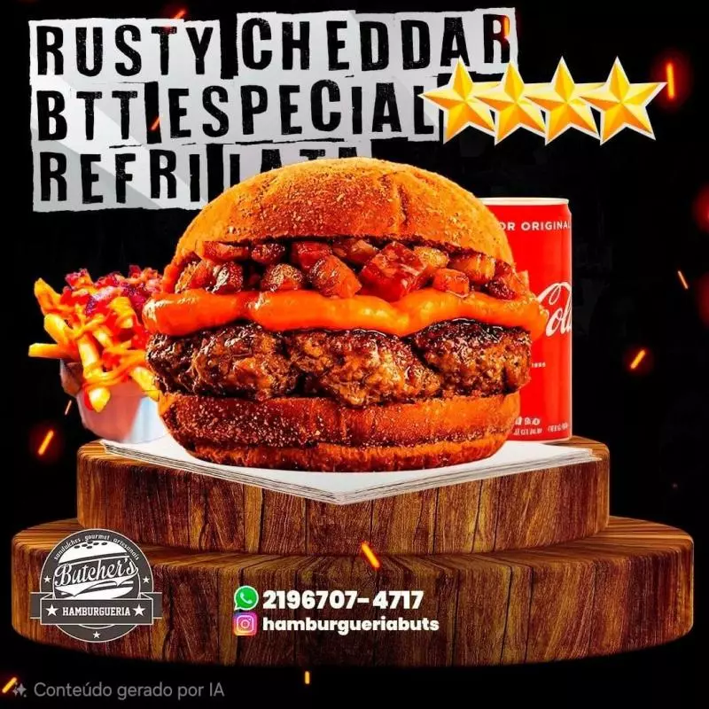 Rusty Cheddar, Btt Esp P, Refri LT
