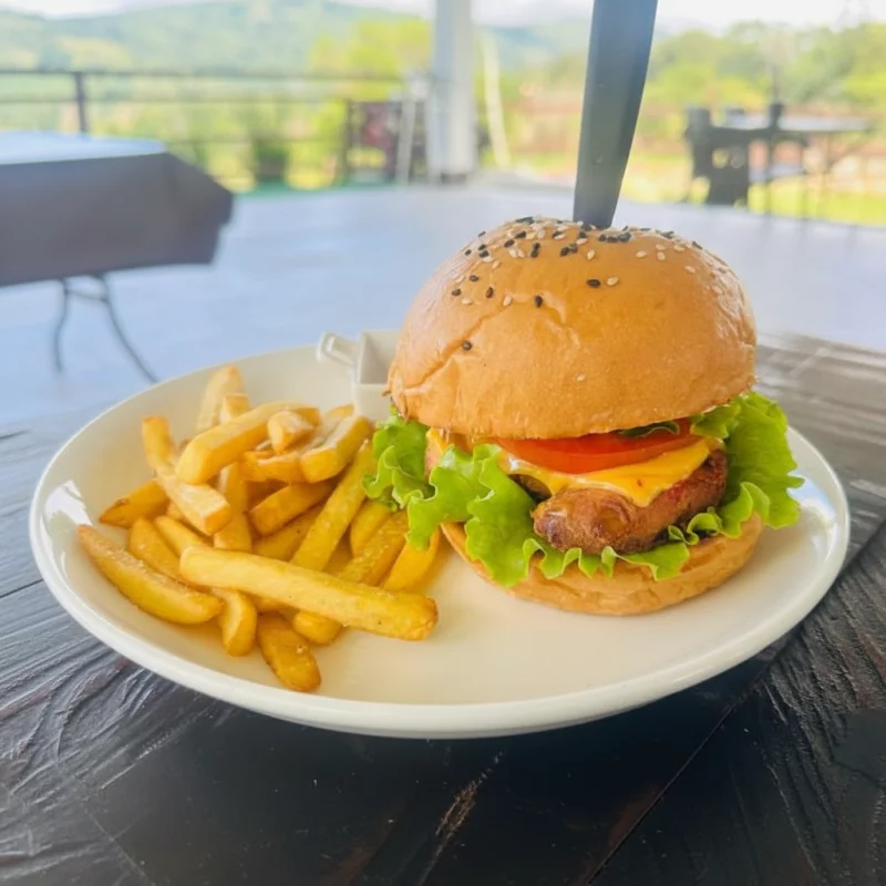 Hamburguesa R de pollo