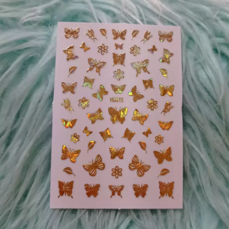 Calcomanía dorada (HD015)