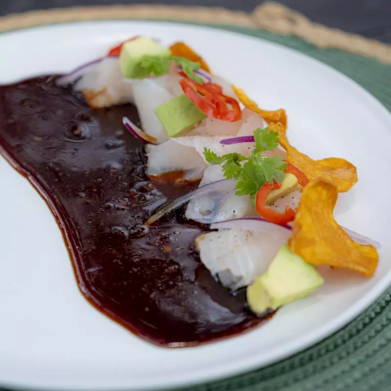 Tiradito Nikkei amazónico