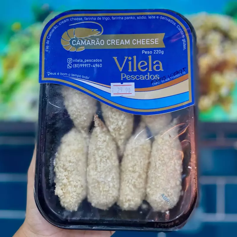 Camarão Com Creme Cheese 220G