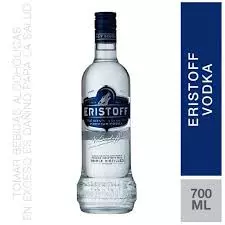 VODKA ERISTOFF BLANCO 750 ML