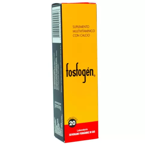 FOSFOGEN 20 TABLETAS