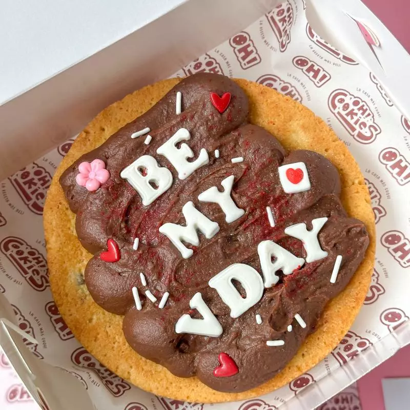Cookie Pizza San Valentín