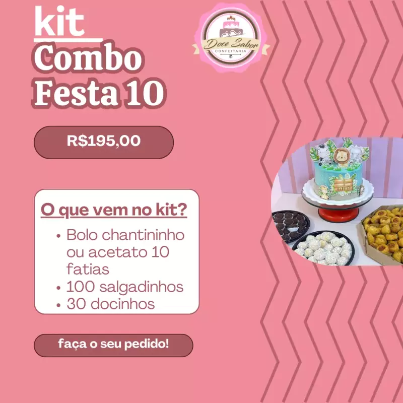 Kit Combo Festa 10