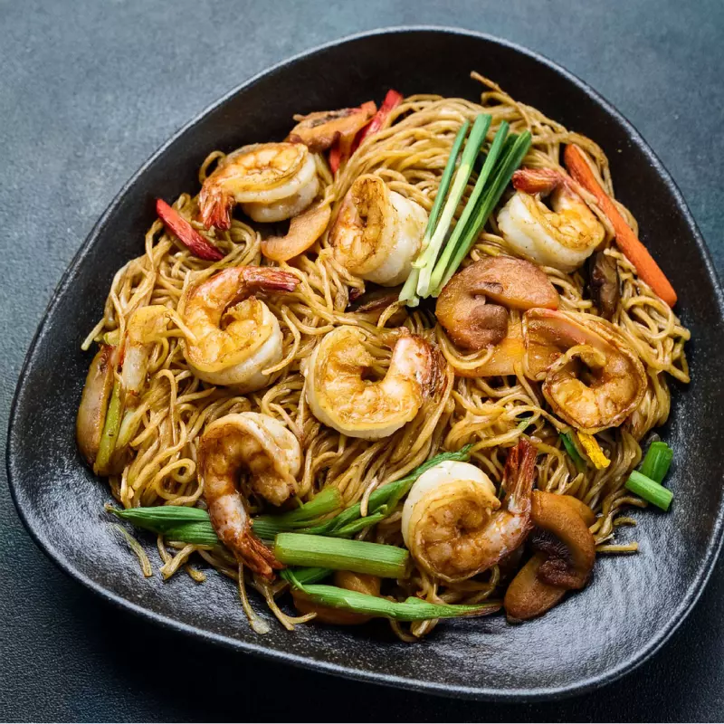 Fideos Singapur (para compartir)