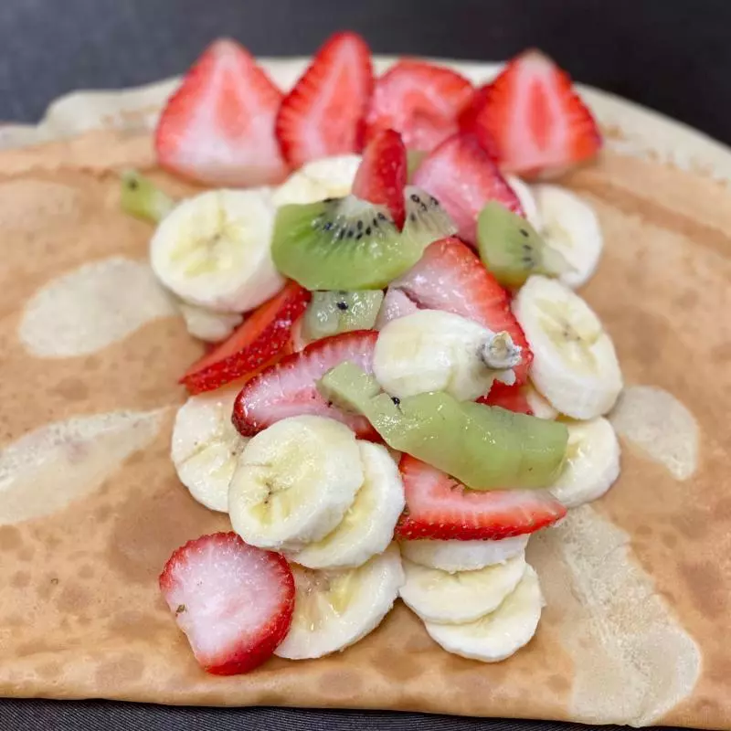 3 item 2 topping House Crepe