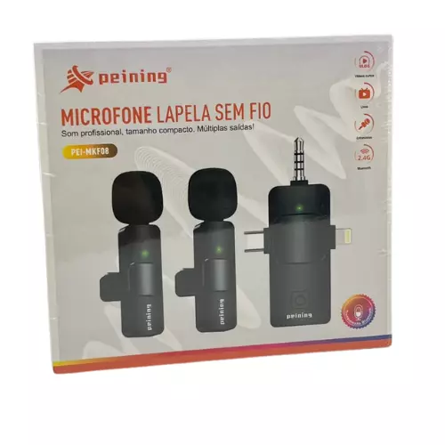MICROFONE LAPELA S/FIO 3-1 PEI-MKF08