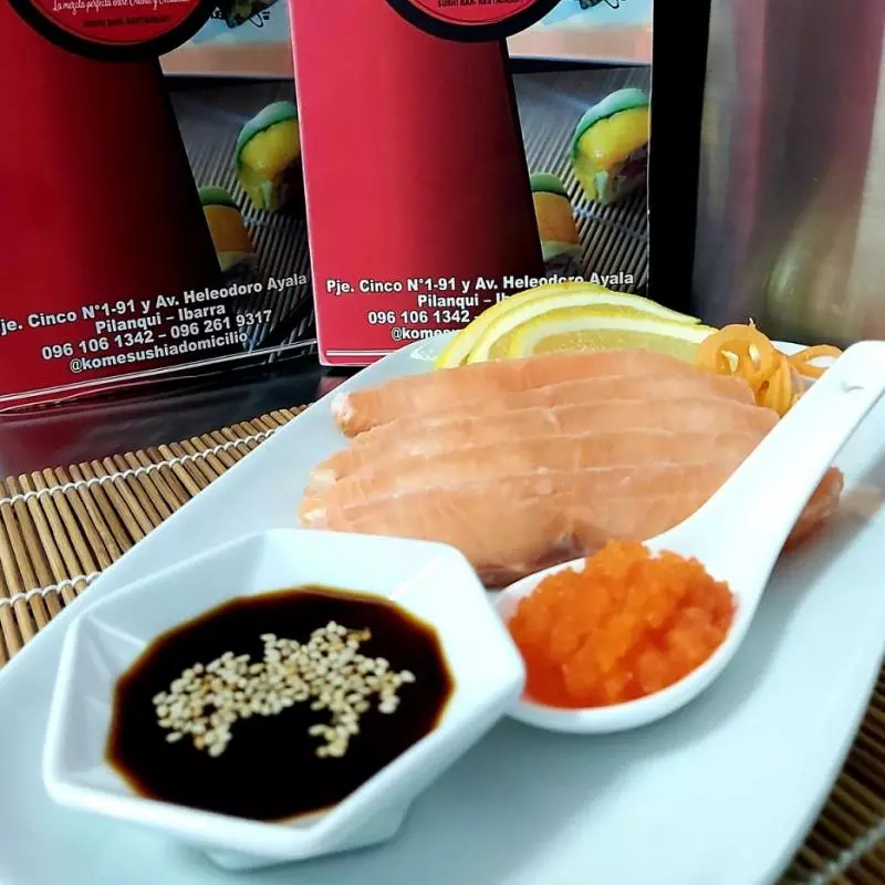 SASHIMI SALMÓN O ATÚN ROJO (6PIEZAS)