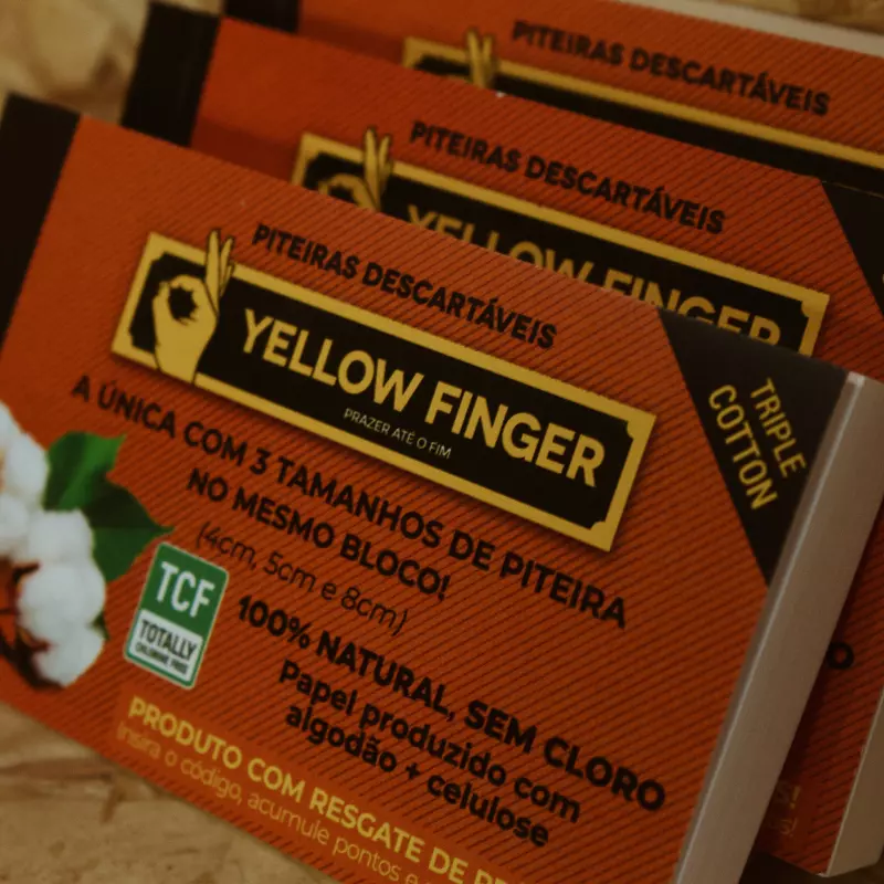 Yellow Finger Triple Cotton