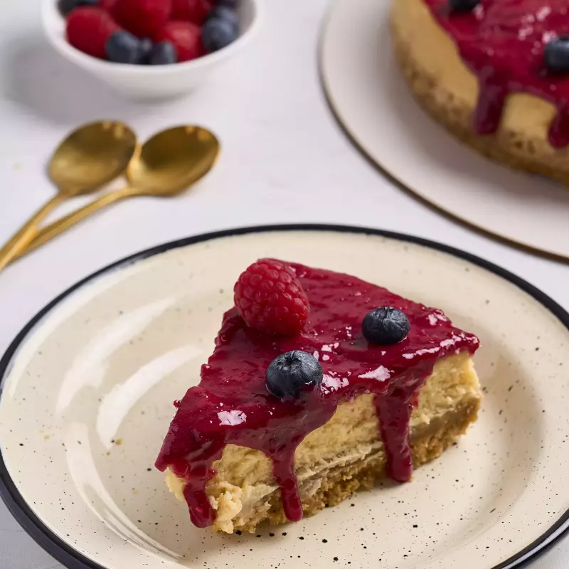 Cheesecake de frutos rojos