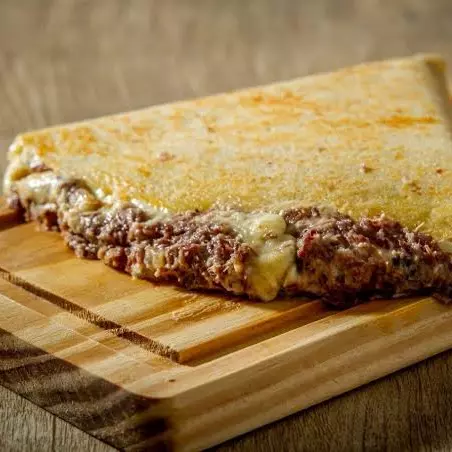 CREPE DE CARNE DE SOL COM CATUPIRY