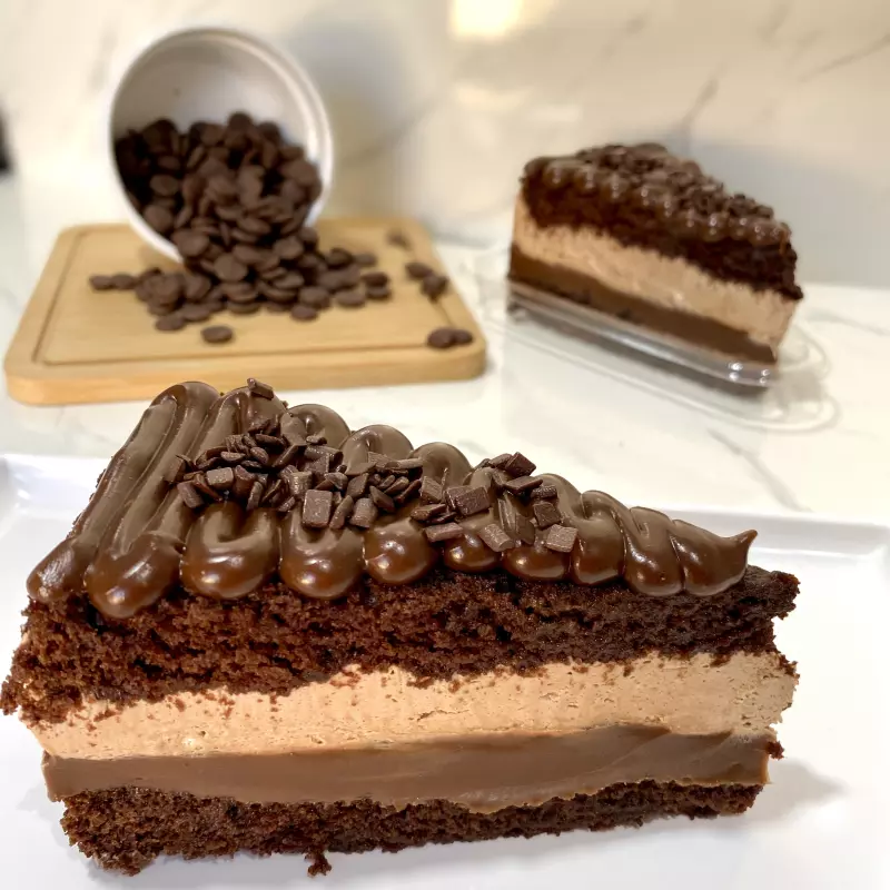 Fatia chocolatuda