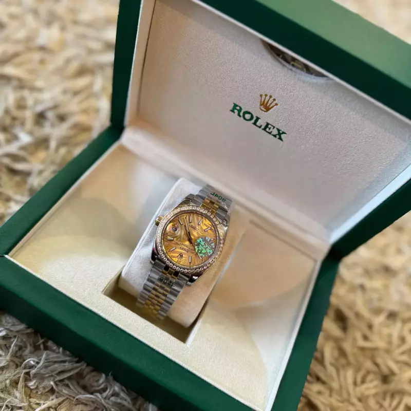 ROLEX SILVER GOLD GLOW01