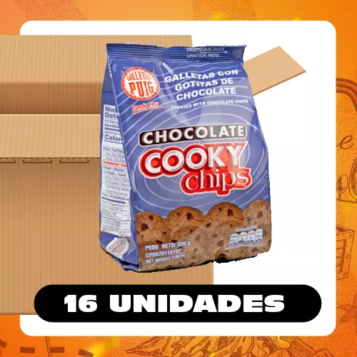 Bulto Cooky Chips Galleta 200g