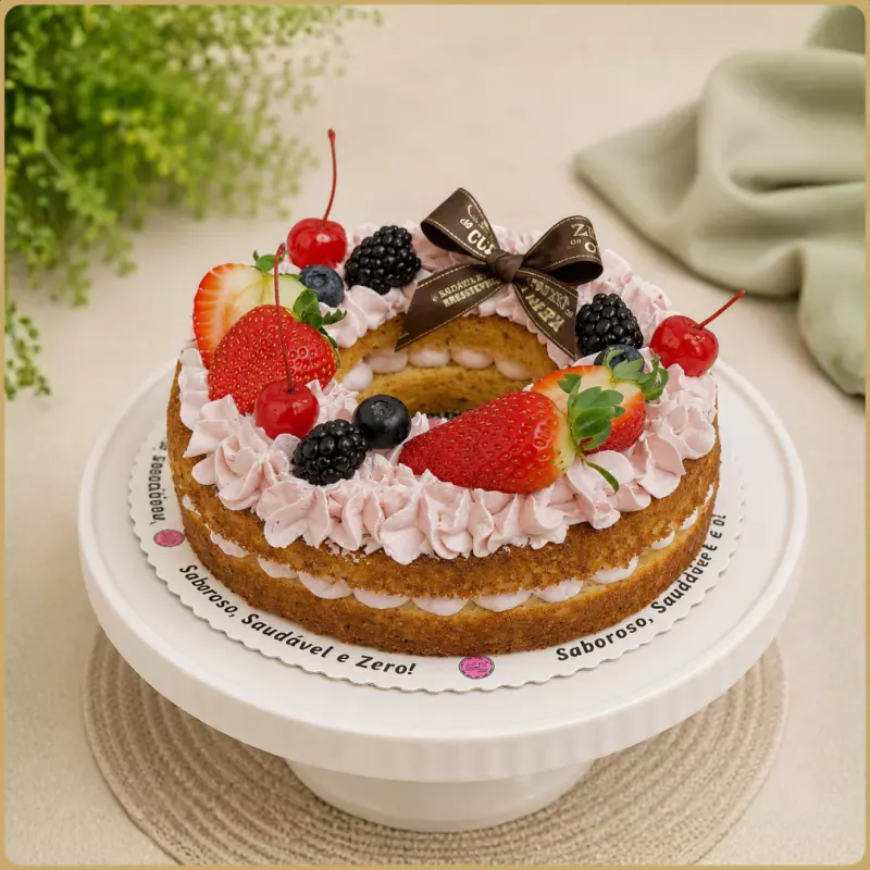 Guirlanda de Frutas Vermelhas 600g
