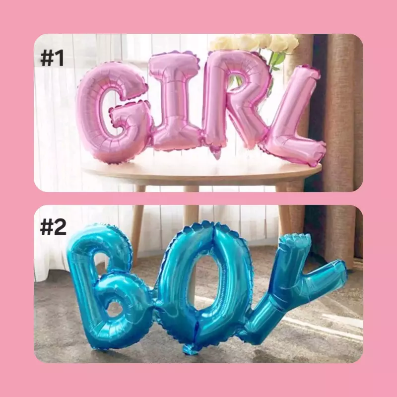 Globos BOY y GIRL