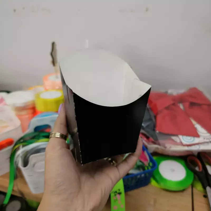 Porta Papa Frita Mediano Negro