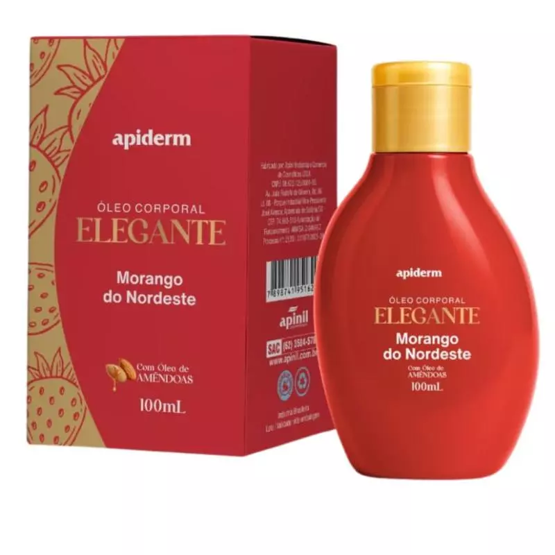 Óleo corporal Elegante Morango