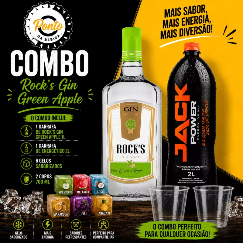 Combo - Gin Rocks Apple