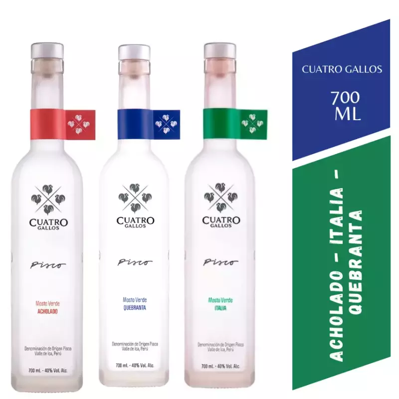 Mosto Verde Cuatro Gallos - 700 ML