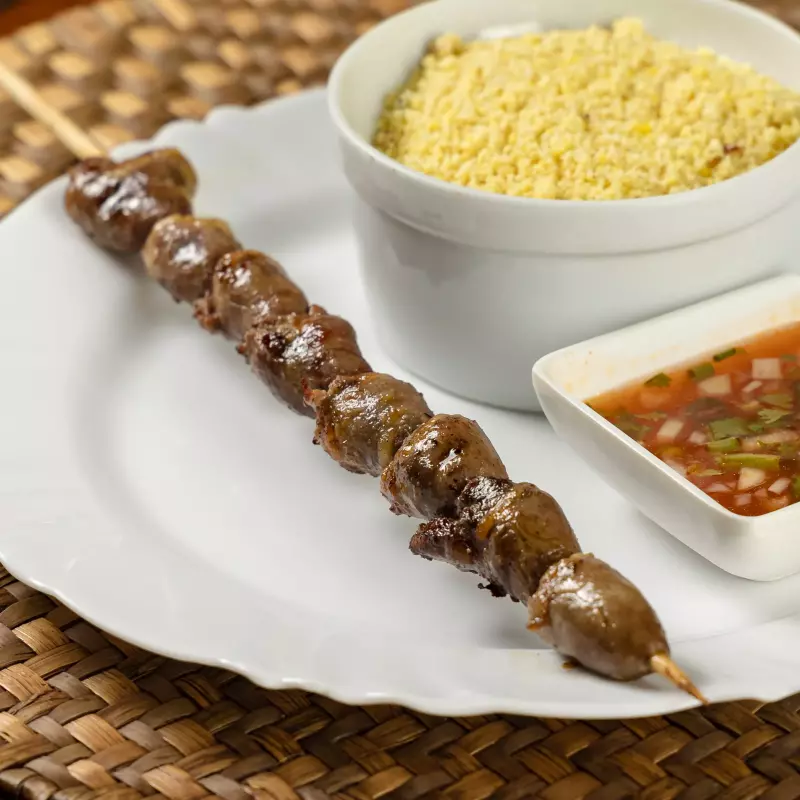 Coração de frango simples