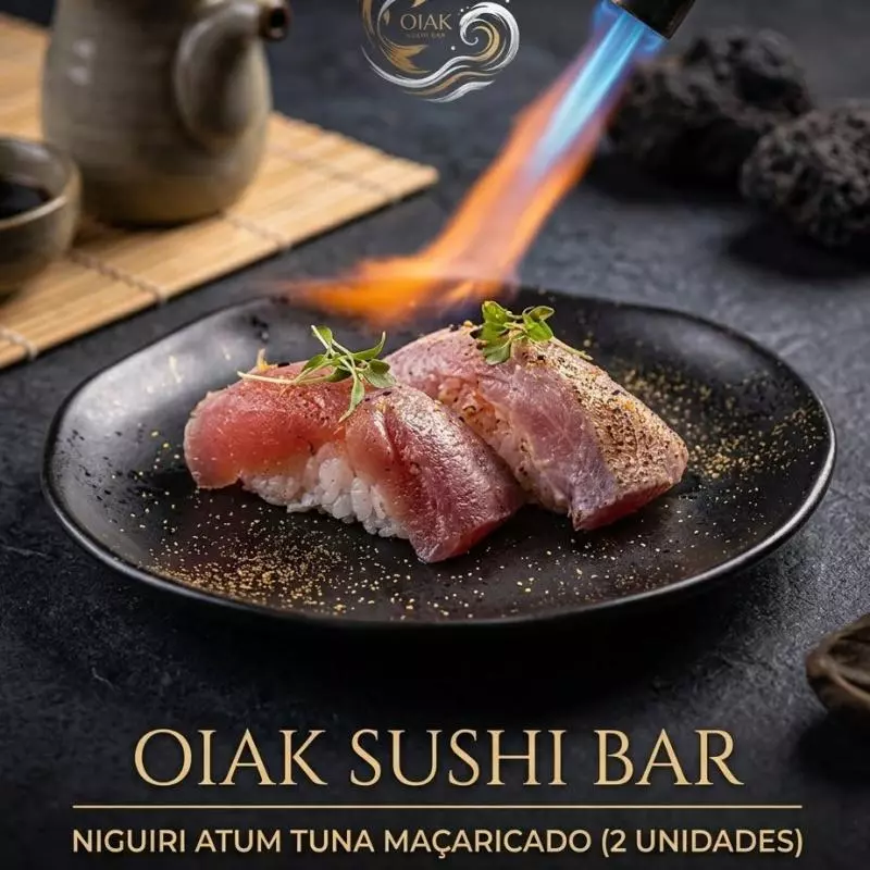 Niguiri Atum Maçaricado 2 Unidades