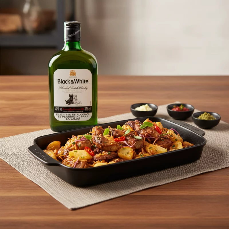 Whisky Black & White 375 ML