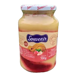 Doce de Leite com Calda de Morango 700g