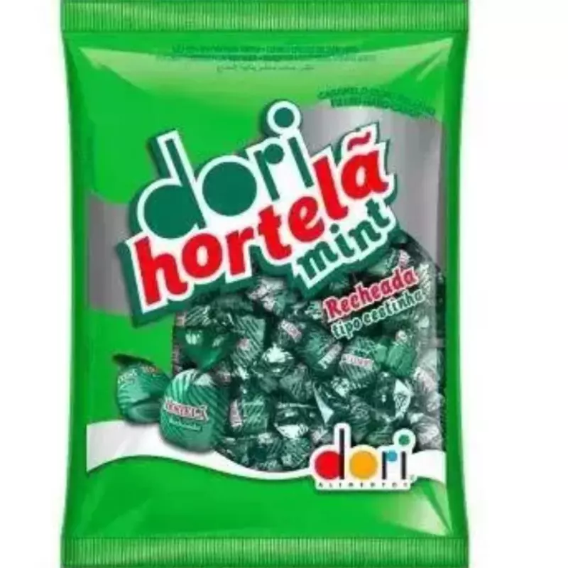 BALA HORTELÃ RECHEADA 600 G DORI